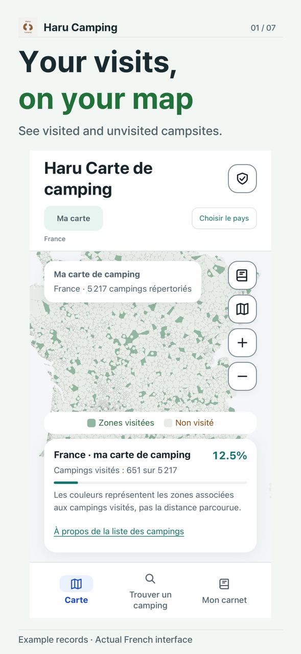 Haru Camping Map — See the App Store preview