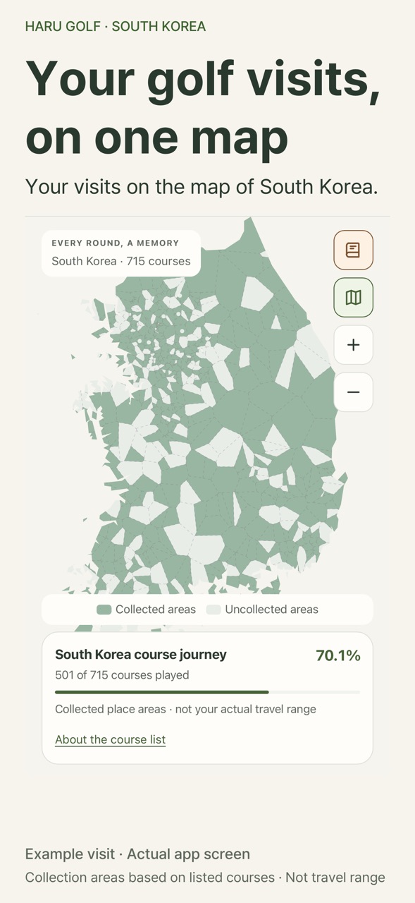Haru Golf Map — See the App Store preview